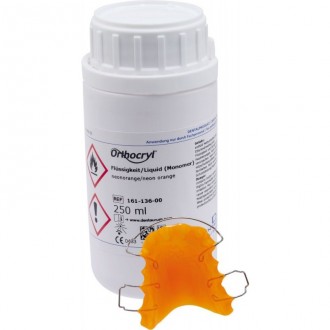 ORTHOCRYL płyn pomarańczowy 250 ml