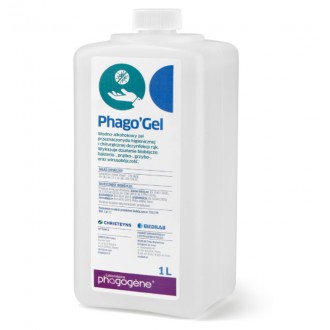 Phago'GeL 1L BEZ POMPKI Żel do dezynf rąk MEDILAB