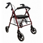 Balkonik czterokołowy DENVER PREMIUM czerwony RF-615