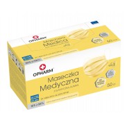 MASKA medyczna KOLOR 3w, IIR, 50 szt OPHARM