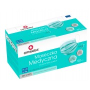 MASKA medyczna KOLOR 3w, IIR, 50 szt OPHARM