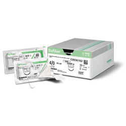 Szwy chirurgiczne niewchłanialne Dafilon 4/0 75cm DS19 3/8 B.Braun C0935204 1szt.