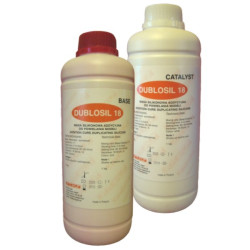 Silikon do powielania Dublosil 18 różowy 1 kg + 1 kg Emichem