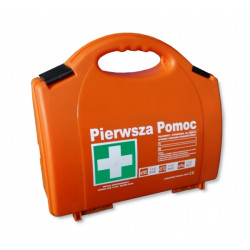 Apteczka pierwszej pomocy P-10 DIN 13164 PLUS w walizce z plastiku