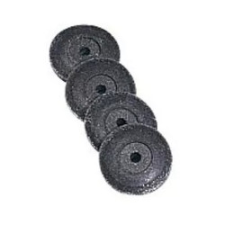 Gumka do polerowania metalu czarna soczewka 15,5 mm Bego 43410
