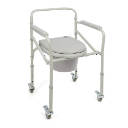 Krzesło sanitarne toaletowe na kółkach składane TGR-R KT 023C Timago