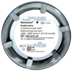 DRUT bezniklowy 0.7 NONINIUM 30m DENTAURUM