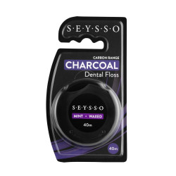 Nić dentystyczna z węglem aktywnym Carbon 40 m Seysso
