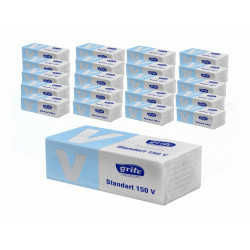 Ręcznik papierowy ZZ biały GRITE STANDARD 2w 3000szt KARTON