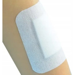 Opatrunek z wkładem chłonnym ELASTOPOR STERIL 10x25cm ZARYS
