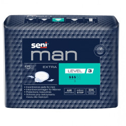 Wkładki urologiczne dla mężczyzn Seni Man Extra Level 3 15 szt. Tzmo