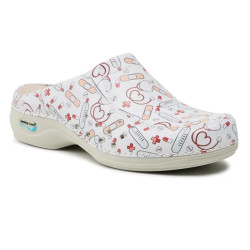 Buty medyczne obuwie BERLIN HEALTH białe WG4AF25 NURSING CARE