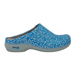 Buty medyczne niebieskie we wzory Nursing Care Wash'Go Paris Abstract WG4F77