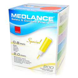 Nakłuwacze lancety 2,0mm MEDLANCE PLUS SPECIAL opak. 200szt. HTL