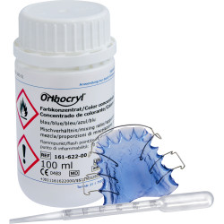Orthocryl płyn koncentrat niebieski 100ml Dentaurum (ref. 161-622-00)