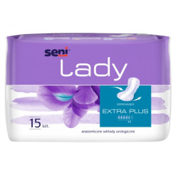 Wkładki urologiczne dla kobiet Seni Lady Extra Plus (15 szt.) TZMO