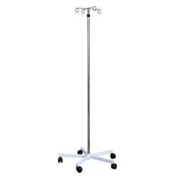 STOJAK do kroplówki 4 haki metalowe MSS-10.2 BAKMED