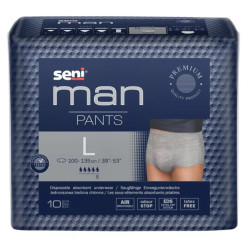Majtki chłonne dla mężczyzn SENI MAN PANTS LARGE wciągane opak. 10szt SENI CARE