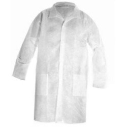FARTUCH LABORATORYJNY z włókniny biały XL MERCATOR