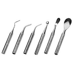 Zestaw końcówek do nożyka do wosku JT-21 6szt