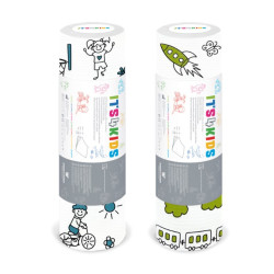 Podkład medyczny dla dzieci papierowo foliowy IT's 4 KIDS BIAŁY 33Nx50cm rola 40szt 20mb. WEBER