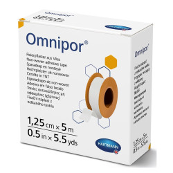 Plaster Omnipor 2,5 cm x 5 m przylepiec włókninowy Hartmann 9004372 1 szt.