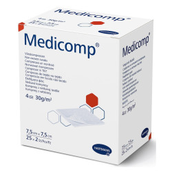 Kompresy włókninowe jałowe Medicomp 10 x 10 cm 25 x 2 szt. Hartmann