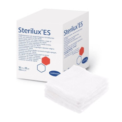 Kompresy z gazy sterylne Sterilux ES 7,5 x 7,5 cm 17N 8W 25 x 2 szt. Hartmann 4185544