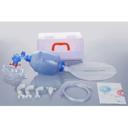 RESUSCYTATOR PCV dla dzieci w walizce z maską nr 3 NINGBO MEDICAL
