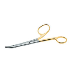 Igłotrzymacz z nożyczkami Gillies zagięty CVD 16 cm KeyMed