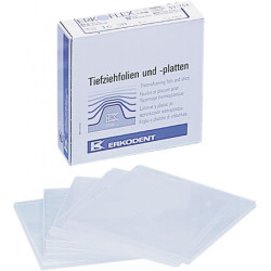 Płytka termoformowalna miękka Erkoflex 1,0 mm kwadratowa 125x125 mm Erkodent 584710 1 szt.