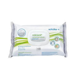MIKROZID UNIVERSAL WIPES PREMIUM 100szt chusteczki do dezynfekcji powierzchni z alkoholem SCHÜLKE