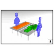 ROLKI RM 1100*575 DO PRZESUWANIA PACJENTA PRZY REZONANSIE MAGNETYCZNYM