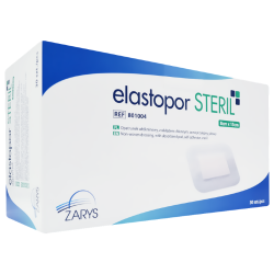 Opatrunek włókninowy z wkładem chłonnym Elastopor Steril 8x15 cm jałowy Zarys (1 szt.)