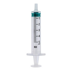 Strzykawki trzyczęściowe 5 ml Luer BD Emerald 100 szt. Becton Dickinson REF 307731