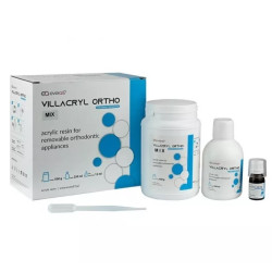 Villacryl Ortho MIX akryl ortodontyczny Everall7 zestaw 500 g + 250 ml + 3 x 12 ml