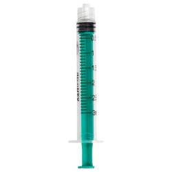 Strzykawki trzyczęściowe z gumowym tłokiem 3ml LUER LOCK opak. 100szt. DICONEX ZARYS
