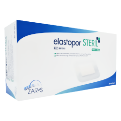Opatrunek włókninowy z wkładem chłonnym Elastopor Steril 10x20 cm jałowy Zarys 1 szt.