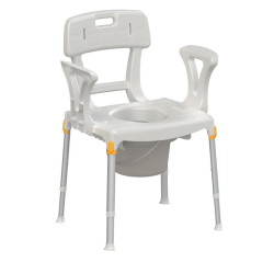 Krzesło PRZYSZNICOWO-TOALETOWE z wiaderkiem KING-CMDBA-20 LM GLOBAL TIMAGO