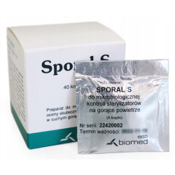 Sporal S test biologiczny do sterylizacji Biomed 4 szt.