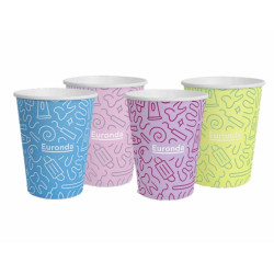 Kubeczki papierowe j.uż. GRAFFITI 50szt EURONDA