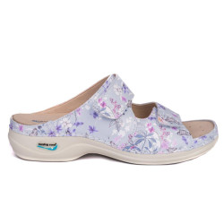 Klapki medyczne w kwiaty Nursing Care Wash'Go Viena Primavera WG8F18