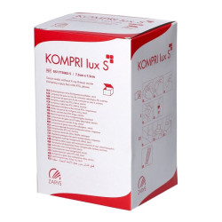 KOMPRI LUX S sterylny kompres z gazy 7,5x7,5cm 17N12W BOX - opak. 50blistrów x a'3