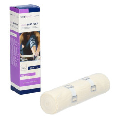 Bandaż elastyczny opaska z zapinką 15 cm x 4 m Elastoband Flex Zarys