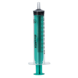 Strzykawki trzyczęściowe z gumowym tłokiem 10ml LUER DICONEX opak. 100szt. Zarys