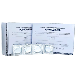 OSŁONKI USG PUDROWANE lateksowe 144 sztuki BESTMED