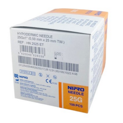 Igły iniekcyjne Nipro 0,5 x 25 mm 25G HN2525 100 szt.