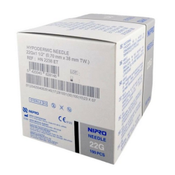 Igły iniekcyjne Nipro 0,7 x 38 mm 22G HN2238ET 100 szt.