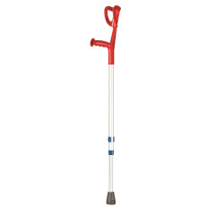 Kule łokciowe dla dzieci regulowane czerwono-srebrna JMC-C 2047-1 Timago 1 szt.