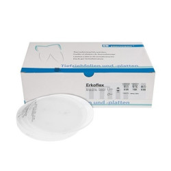 Płytka termoformowalna ERKOFLEX miękka 1mm fi.120mm 20szt ERKODENT